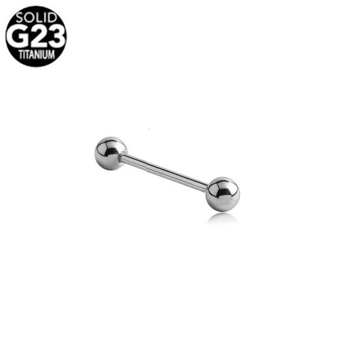 Básico Microbell Reto Titânio G23 Polido Piercing Rosca Externa